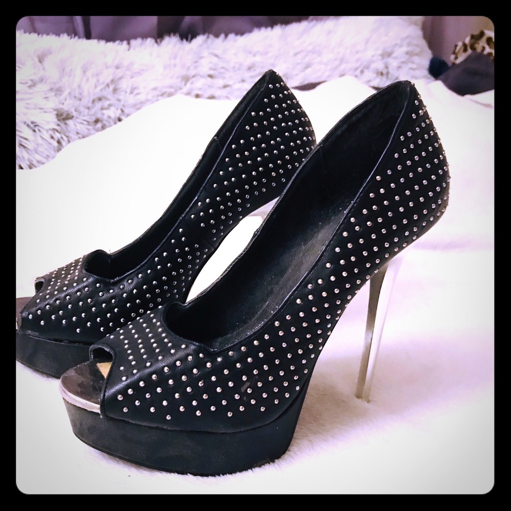 Studded stilettos